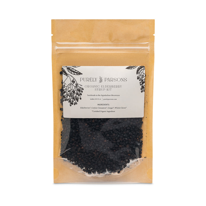 Organic Elderberry Syrup Kit